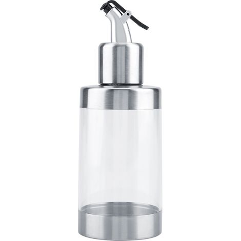 Bouteille À Huile En Acier Inoxydable 350ml Distributeur De Sauce Soja Et Vinaigre Pour Cuisine - Transparent - Type B (1/5)