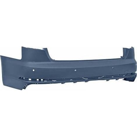 Pare-choc arrière à peindre avec 4 trous radars S-line Audi A4 5 B9 phase 1 2015-2019