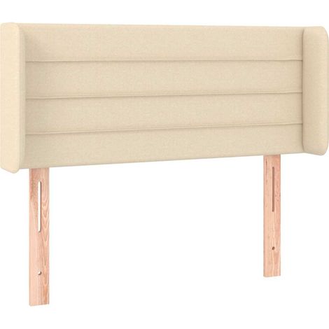 Maison Exclusive - Cabecero de tela color crema 83x16x78/88 cm (1/5)