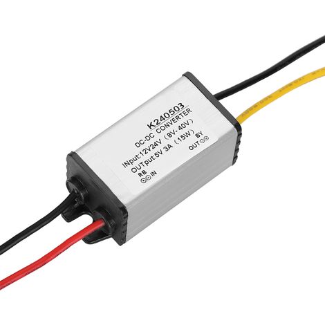 DC-DC 12V/24V auf 5V 3A Abwärtswandler-Netzteilmodul (1/5)