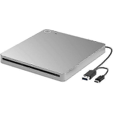 Lecteur Blu-ray/DVD portable avec connectivité Type-C et USB 3.0 pour un divertissement amélioré
