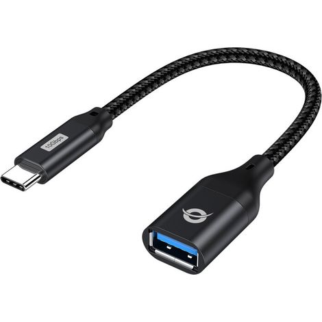 CONCEPTRONIC Adapter USB-C3.2-USB-A3.0       10Gbs 0.20m sw (ABBY18B)