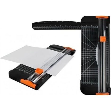 Massicot à Papier Découpe 12 Feuilles Max Lame en Titane A2 A3 A4 A5 (1/3)