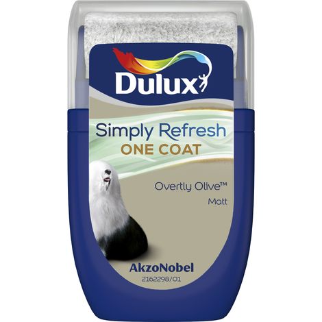 Dulux Simply Refresh One Coat Matt Tester Pot - 30ml - Overtly Olive
