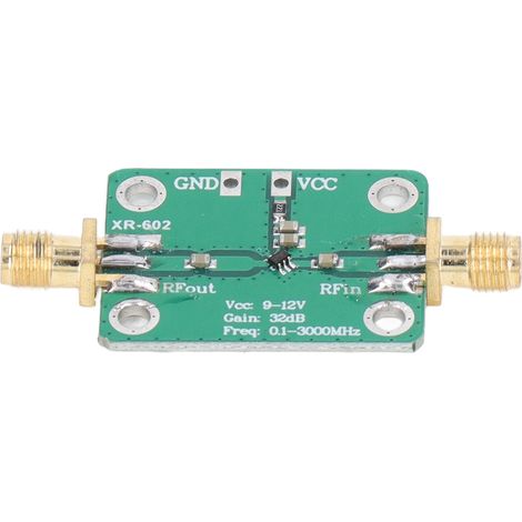 Module Amplificateur RF Large Bande 0.1‑3000MHz, Gain Élevé 32dB, Faible Puissance, Radioamateur, 9‑12V (1/5)