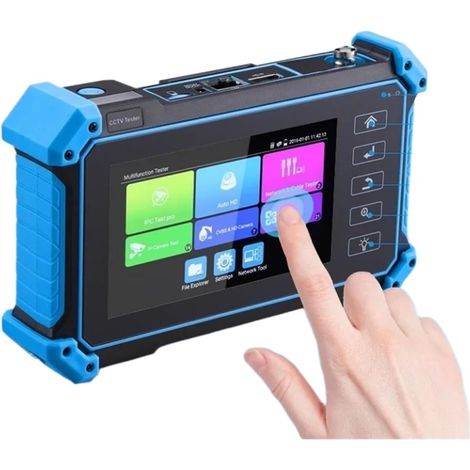 Testeur de vidéosurveillance prenant en charge la caméra IP Testeur IPC 12MP Testeur De Vidéosurveillance 8MP/AHD/CVI/TV/SDI Avec Entrée VGA Moniteur De Vidéosurveillance 5,4 Pouces For Testeur De Cam (1/5)