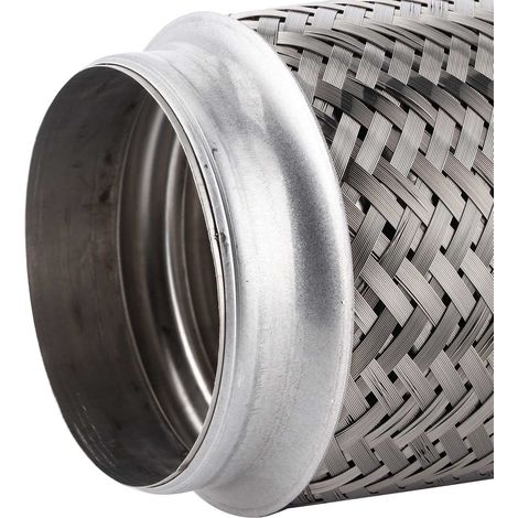 Automobilteile, flexibler Auspuffverbinder aus Edelstahl, Reparatur eines einzelnen Rohrs, 3,5" x 6". (1/4)
