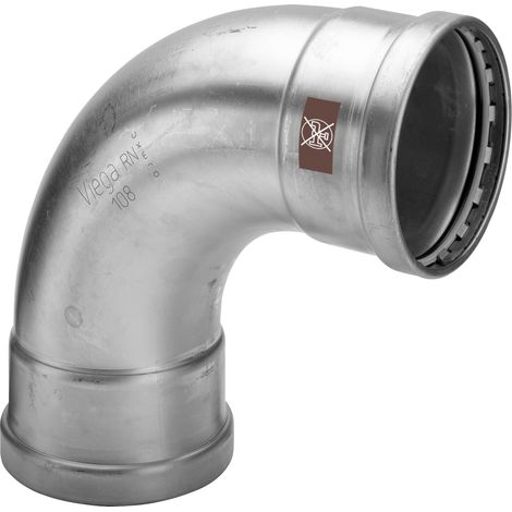 Courbure à 90 degrés avec SC Temponox XL 1716XL en acier inoxydable de 88,9 mm