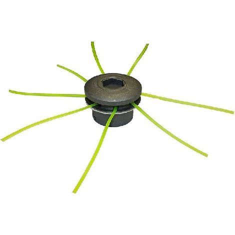 TESTINA DECESPUGLIATORE TAGLIAERBA 4 FILI ALLUMINIO UNIVERSALE SMONTAGGIO A MAN