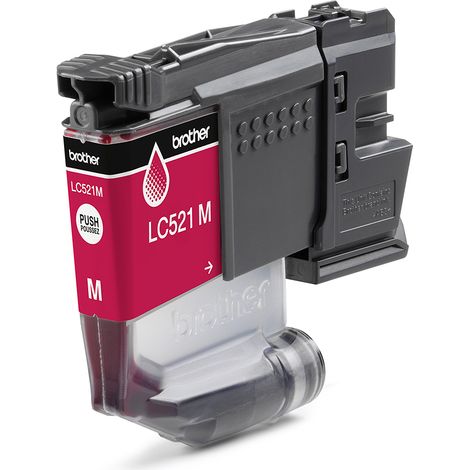Brother LC521M Cartouche d'encre authentique - Magenta