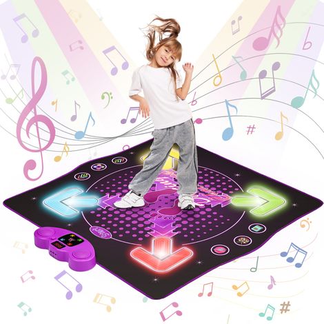Tapis de danse musical pour animaux de compagnie - 4 modes, pliable et Bluetooth, imperméable et antidérapant, avec double alimentation USB-C (1/5)