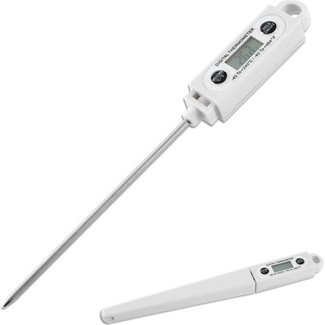 Termómetro electrónico para carne con sonda insertable de 20 cm (1/4)