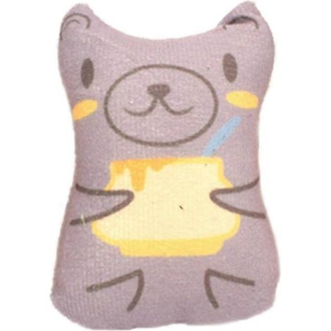 Mit Katzenminze gefülltes Katzenspielzeug, sicher und langlebig, verbessert die Stimmung, gesundes Kauspielzeug für Katzen, Bär D, ideal für das Wohlbefinden der Katze.