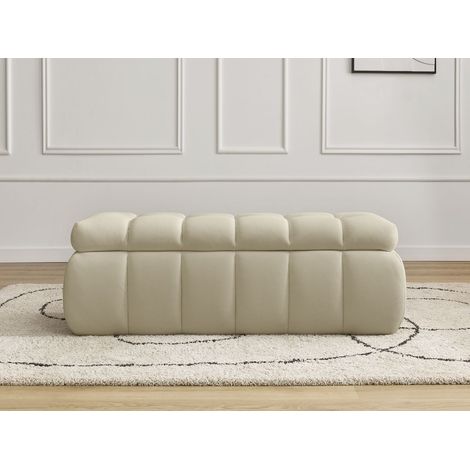 BOBOCHIC - Bout de lit MONT-BLANC tissu mesh Beige (1/5)