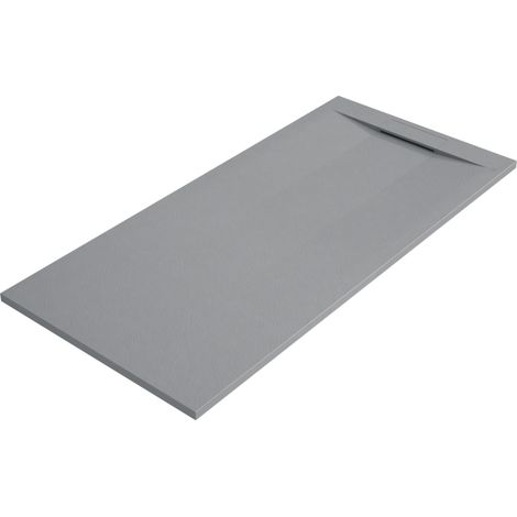 Plato de ducha OPALO 70x120 cm Cemento rejilla Cemento (1/5)