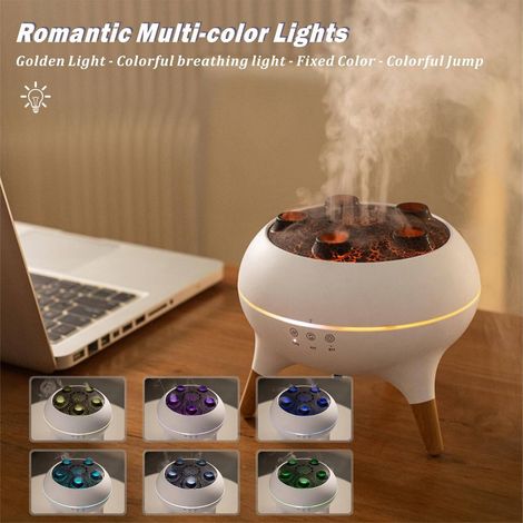 FLITI Jellyfish Dancing Mist Diffuser with Music Sync, 7-Color LED Lights, 250ml, Remote Control, Timer, Auto Shut-Off, Ultra Quiet, Disco Ball Effect (1/5)