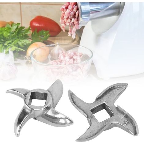 [Pièces pour Moulinette à Viande] 2 Lames de Remplacement pour Hachoir Électrique, Stainless Steel, 5.5cm, Pack de 2 Pièces (1/5)