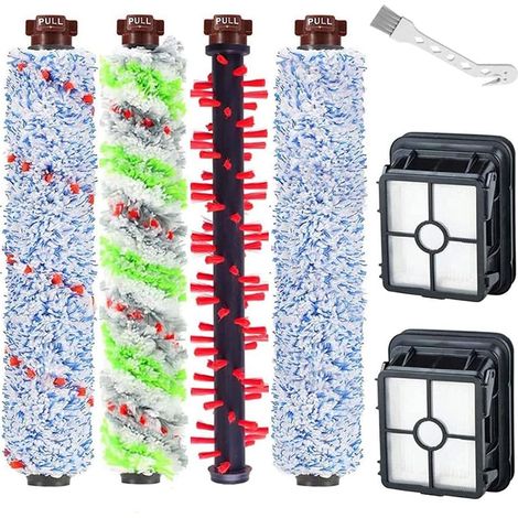 7-teiliges Zubehörset für den Bissell Crosswave 3-in-1 Staubsauger: Ersatzbürsten und Filter (1/4)
