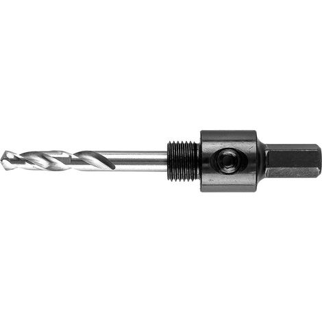 Adaptador graphite 56t753 con vástago hexagonal y broca piloto