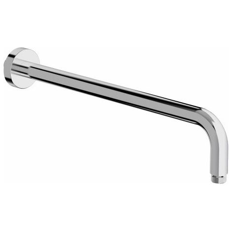 Bras de douche rond chromé murale en laiton L 400, Mâle-Mâle 15/21