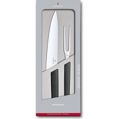 Victorinox Swiss Modern set di affettatura nero 22 cm