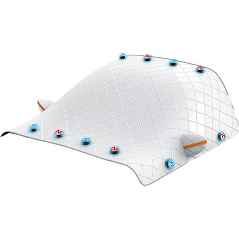 Pare-soleil de voiture d'hiver - Couverture magnétique pour pare-brise - Protection contre le soleil - Protection intérieure pour pare-brise (1/5)