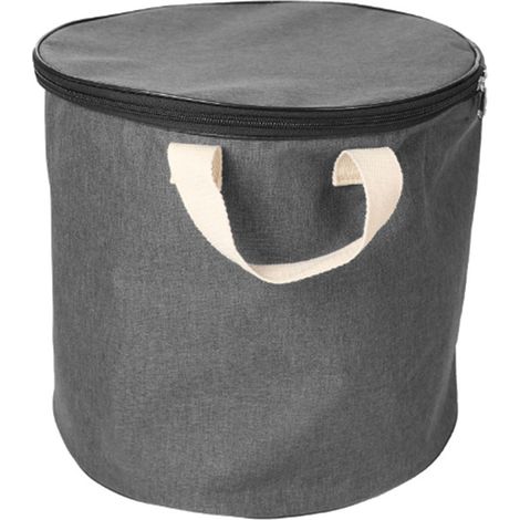 Spielzeugkorb für Kinder mit Spielmatte, Spielzeugaufbewahrung, große graue faltbare Aufbewahrungstasche (32x32x4cm, Oxford-Gewebe, 600g) (1/5)