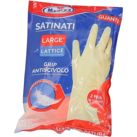 MAURY'S GUANTI IN LATTICE SATINATI 2 PAIA DA CUCINA TAGLIA L OKX (1/2)