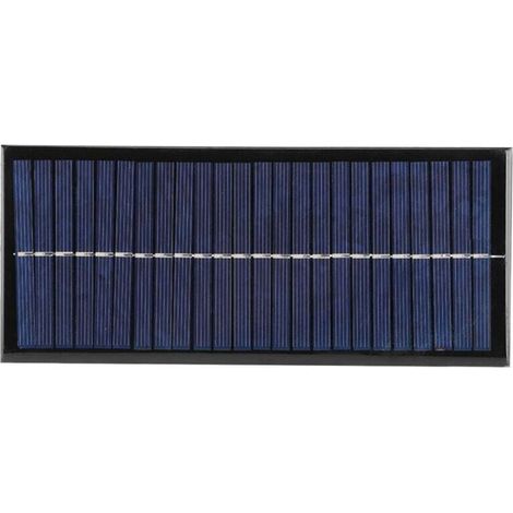 Module de chargeur de panneau solaire en silicium polycristallin DIY 2,5W 12V pour chargeur de téléphone