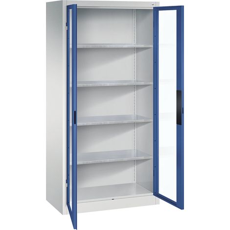 C+P, Armoire vitrée à portes battantes, h x l x p 1950 x 930 x (1/4)
