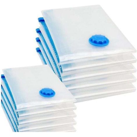 XXL Vacuum Bags, 1 Hand Pump, Duvet, Vacuum Seal Set, Garment Bag (1/3)