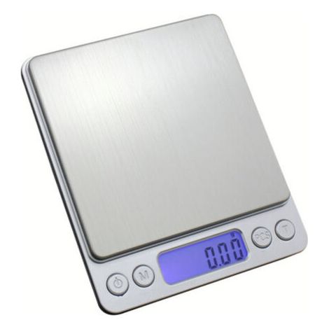 Balance de précision 500 g, 0,1 g, balance de cuisine, balance de poche, balance de bijoutier, balance électronique haute précision, écran LCD rétroéclairé (1/4)