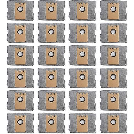 Sac à poussière en charbon actif pour robot aspirateur Eufy L35 Hybrid+/LR30/LR20, 24 pièces ( )