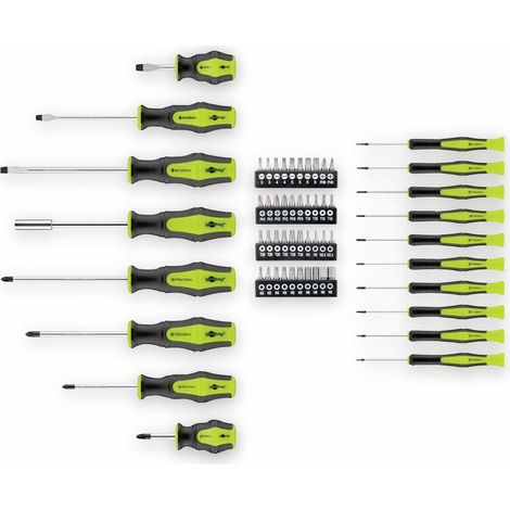 Coffret tournevis Vert/Noir (1/5)