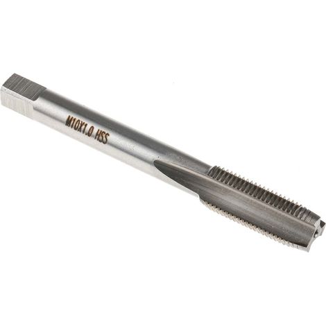 Taraud M10, pas de 1.0mm, Fin métrique, HSS ( Prix pour 1 ) (1/4)