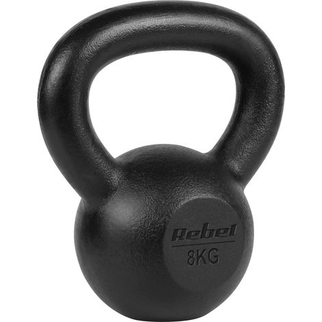 8 kg schwere Kettlebell aus Gusseisen für Rebel-Übungen (1/5)