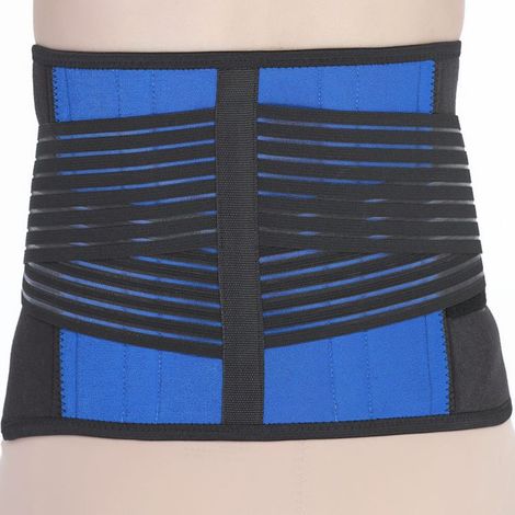 Verstelbare neopreen dubbele trek lumbale ondersteuning onderrug riem brace - rugpijn/uitglijden schijf pijnverlichting - 4X-Large (1/5)