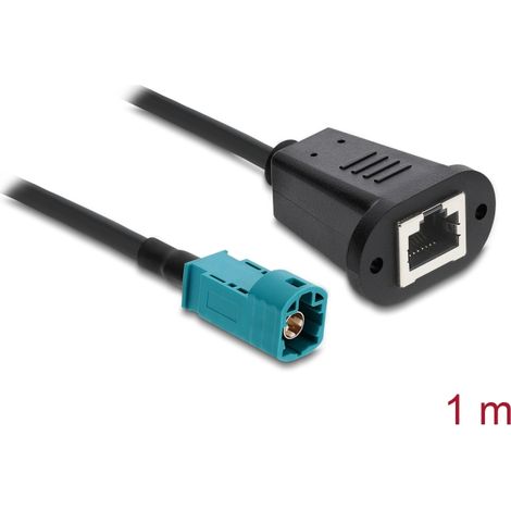 Delock Kabel HSD Z Stecker zu RJ45 Buchse 1 m