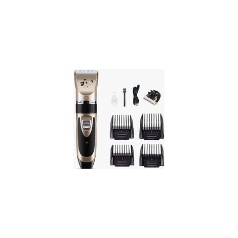 Tondeuse Pour Animaux - Motorisée Silencieuse Rechargeable Avec Peigne Réglable 0 8-12 Mm - Pour Chien Chat Poil Long - 1 Pièce (1/5)