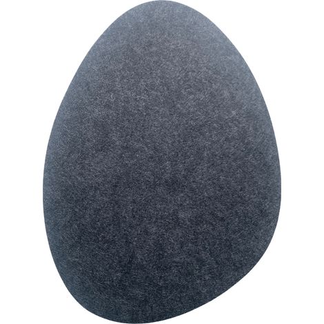 Ovales Filz-Tischset 36×32 cm – anthrazit, dekorativ, hitzebeständig, Bertoni (1/4)