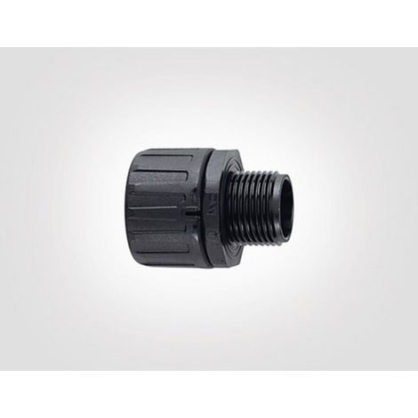 Raccord hellermanntyton hg25-s-m25-pa66-bk gerade M25 Polyamid