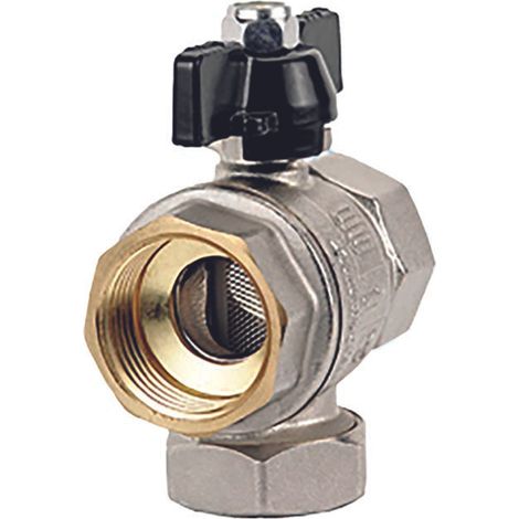 Kugelhahn mit integriertem Filter 3/4"