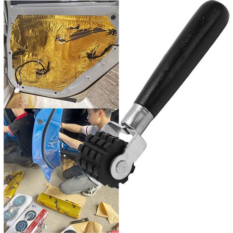 Schalldämmrollen, professionelle Schalldämpfer, Silikonkautschukrollen, Wärmedämmmatten, Werkzeuge für die Reparatur und Wartung von Rollen mit Holzgriffen, kleine Größe. (1/5)
