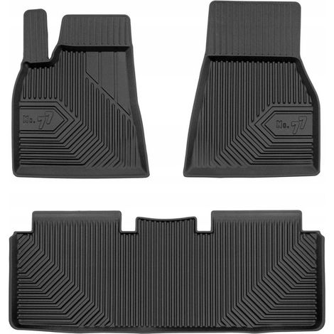 Alfombrillas para puerta Tesla Model S 2012-2021, canaleta de goma 77