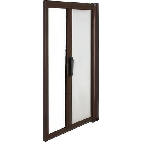 Zanzariera Avvolgibile IRS Opera Orizzontale 160 cm Marrone per Porta con Frizione