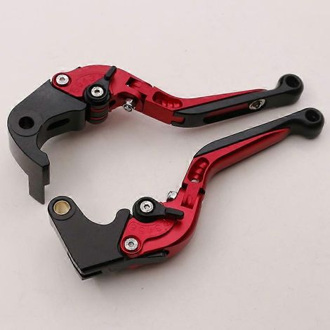 Convient pour moto Honda CBR600RR 07-22, corne de frein modifiée, levier d'embrayage en alliage d'aluminium (rouge) (1/5)