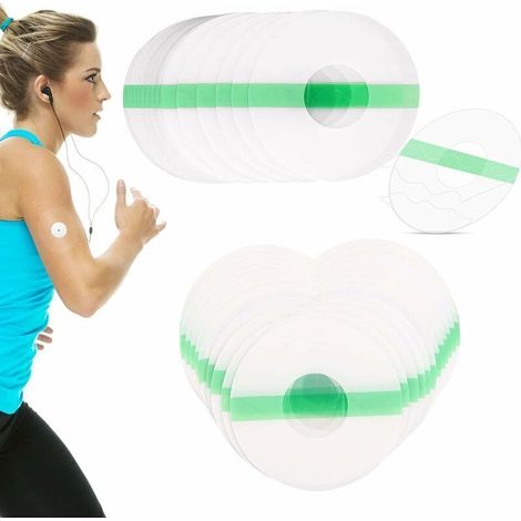 Ulisem Freestyle Libre Sensor Cover, 30 Pcs Waterproof Libre Sensor Covers, Round Freestyle Libre Sensor Stickers Adhesive Libre Sensor Patches for Long Lasting Sensor Patches (1/5)