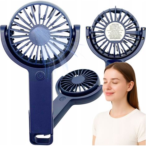 Mini-Handventilator für den Schreibtisch, leiser Reiseventilator, USB-C