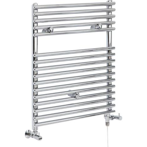 Hudson Reed Arno - Sèche-Serviettes Design Mixte Moderne - Chromé - 73 cm x 45 cm