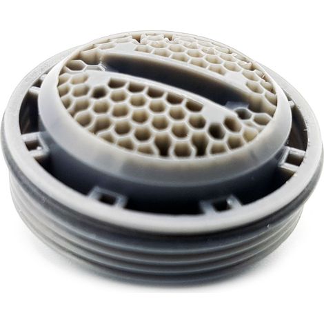 Aérateur de robinet en plastique – Économie d'eau – GZ 24 mm – Montage sans pièce métallique – Installation facile avec tournevis plat – Pepte